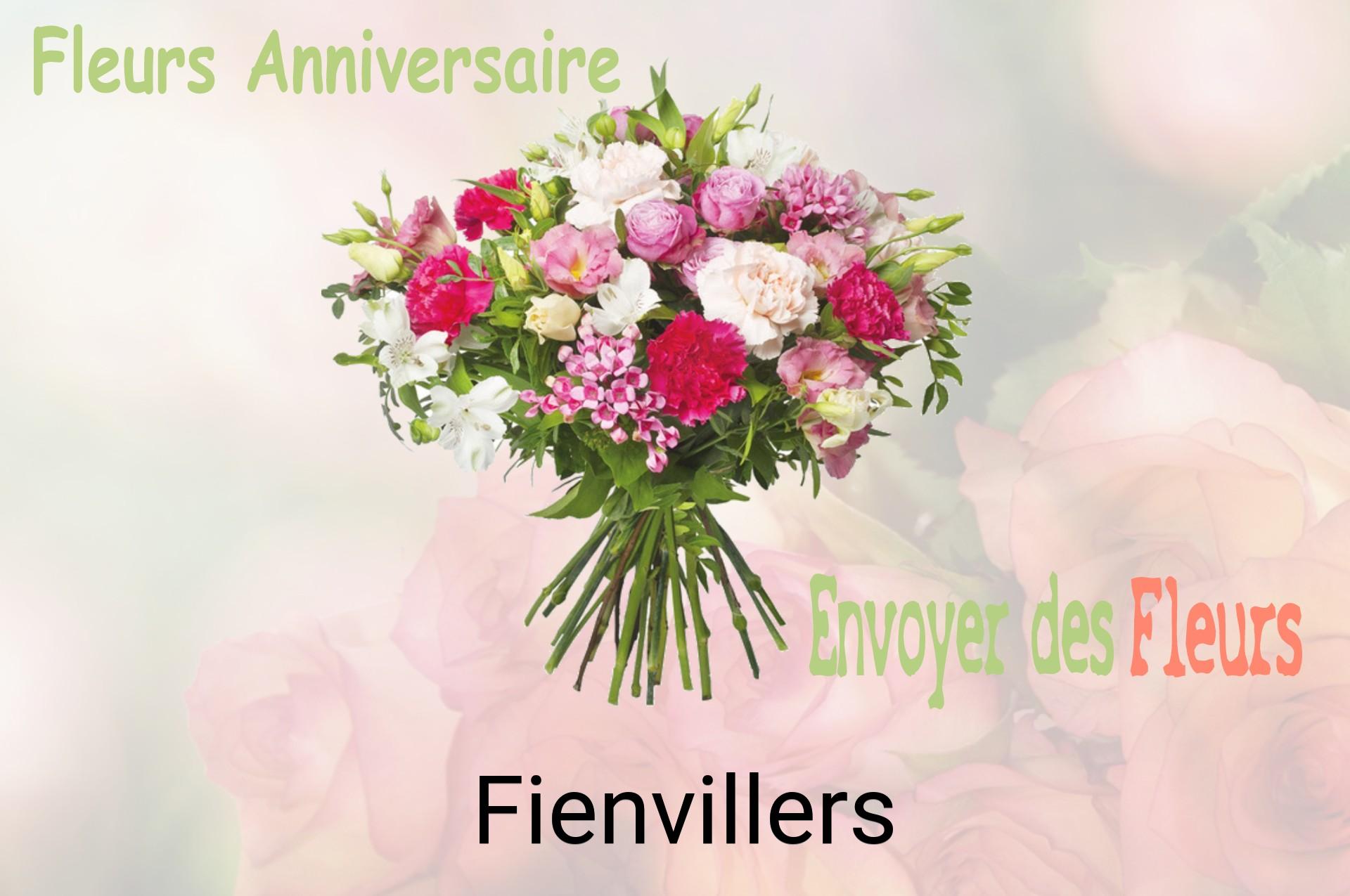 Bouquet de fleurs d’anniversaire livré à Fienvillers